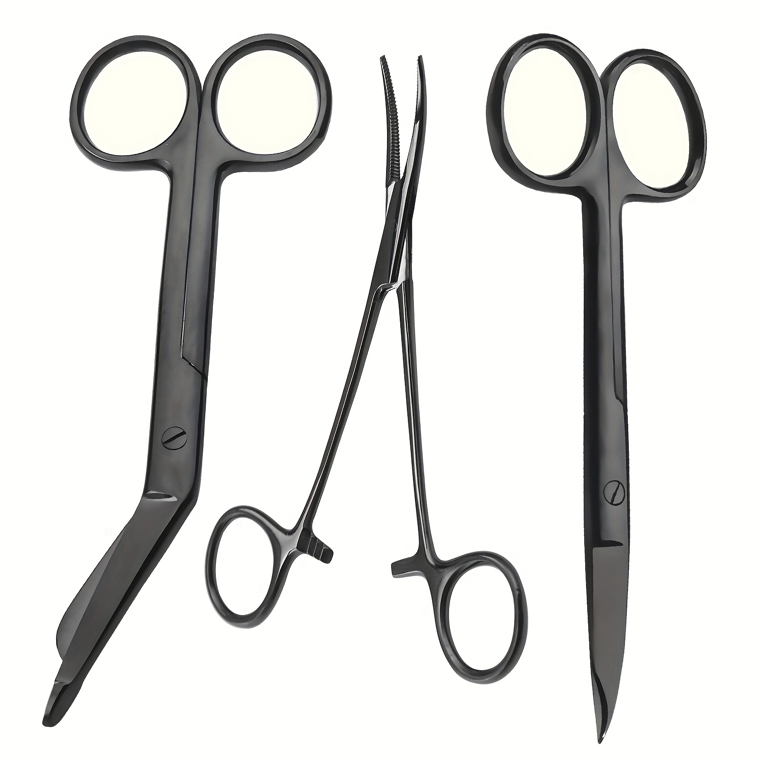 Sewing Lab - 3pcs Multicolor Titanium-Coated Suture Removal Scissors,