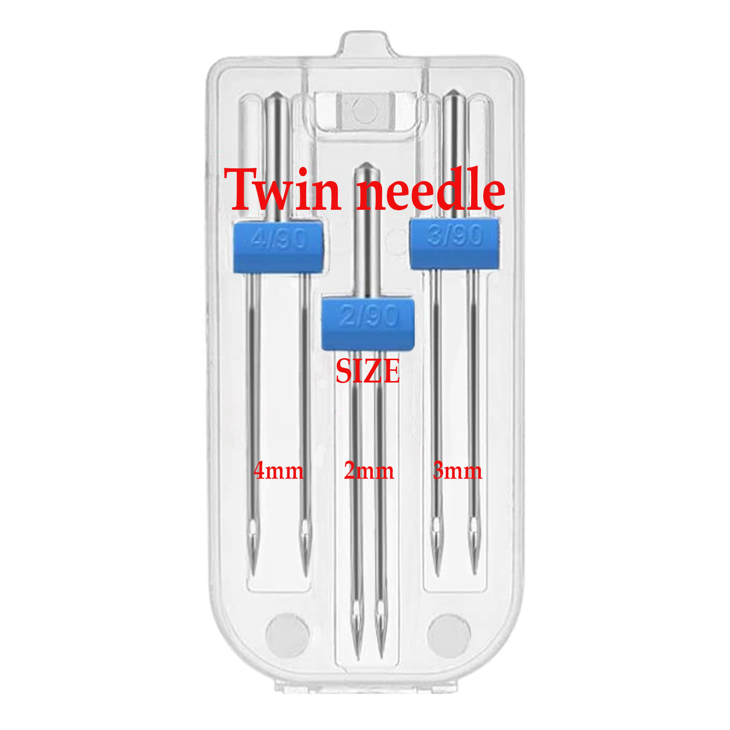 Twin Needle Stretch - 3-piece/Dual-needle Set - 2/3/4mm, Multipurpose Home