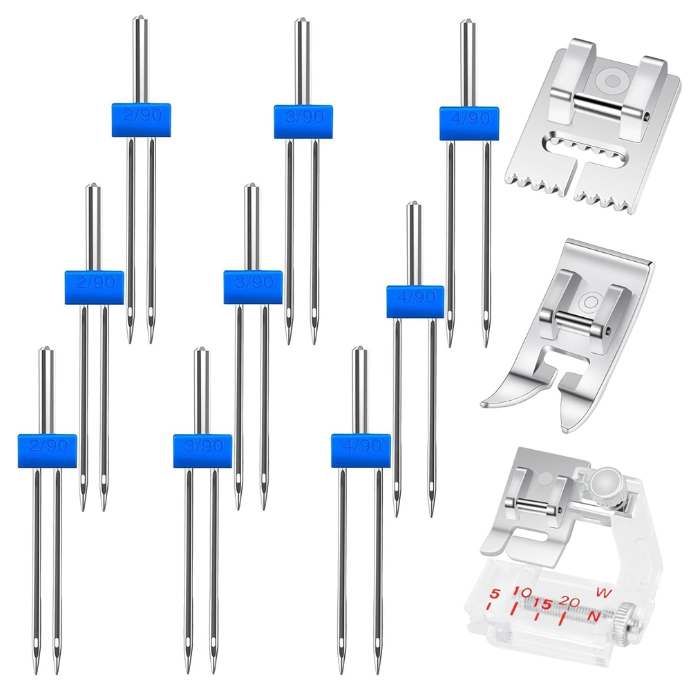 Twin Needle Stretch - 3PCS Sewing Machine Twin Needle Double