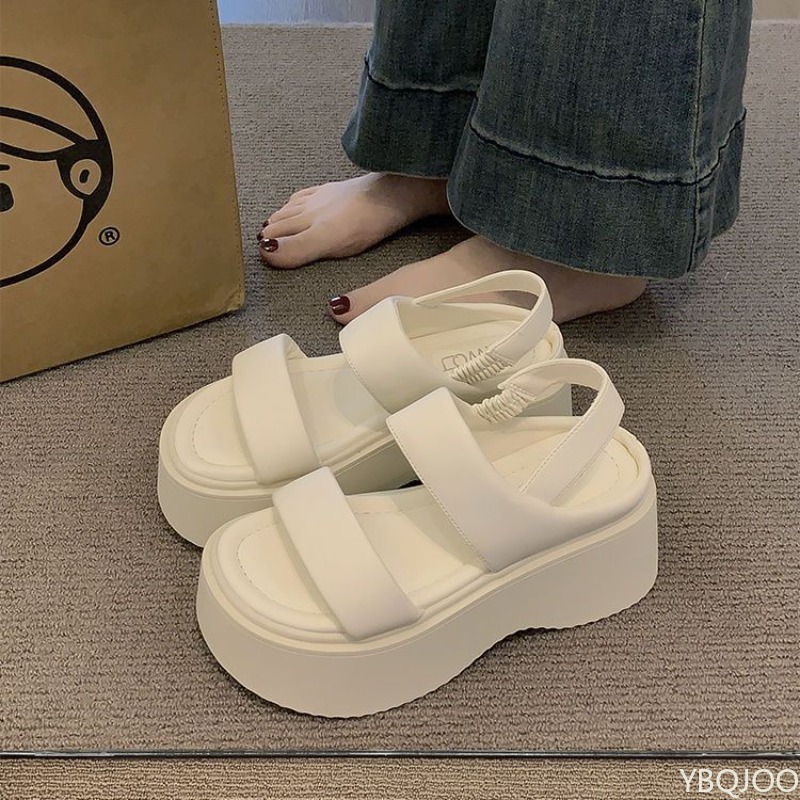 Sponge Cake Soled Sandals for  - đánh giá và giá Elastic Waistband Roll