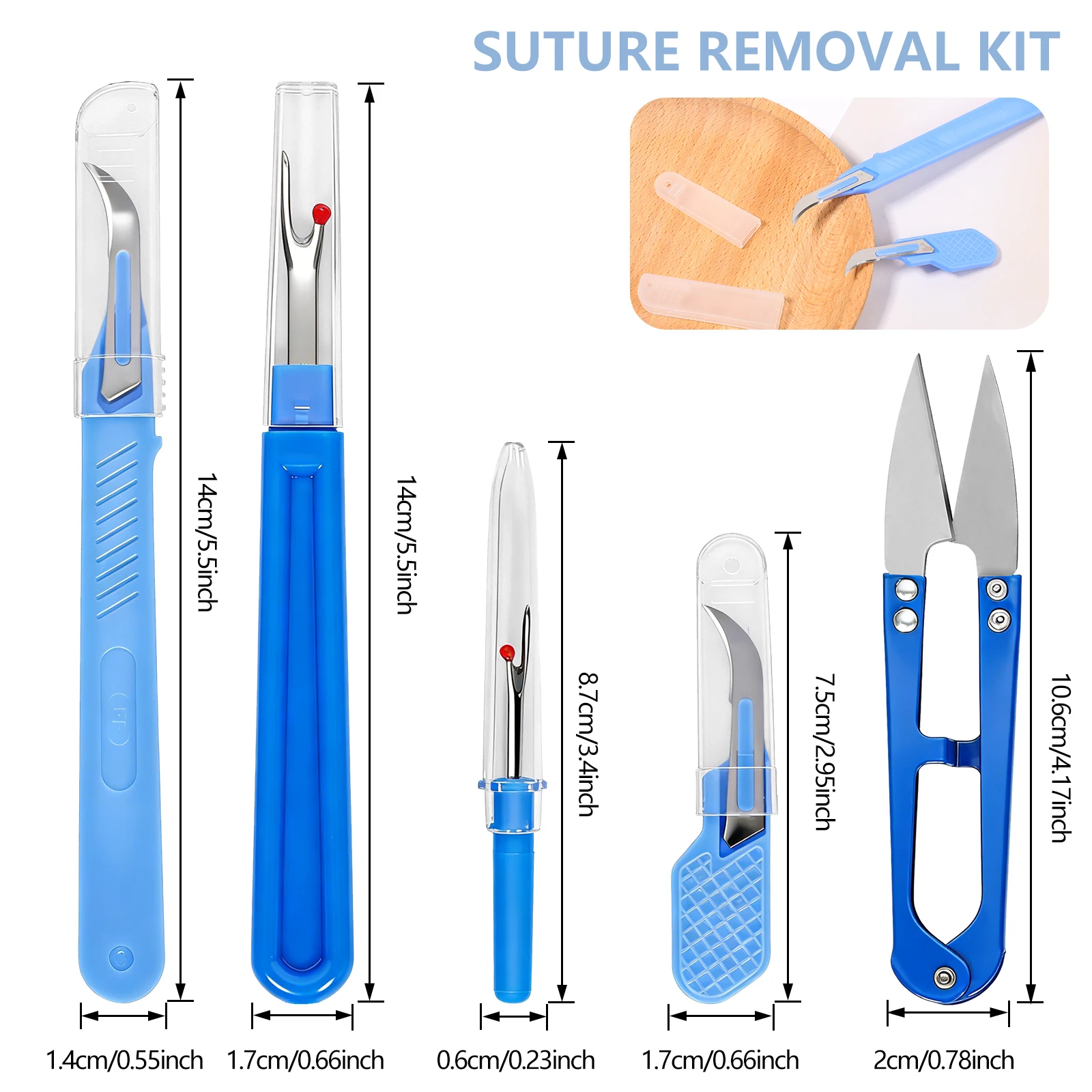 5 pieces of blue sewing tear m - đánh giá và giá Sewing Kit