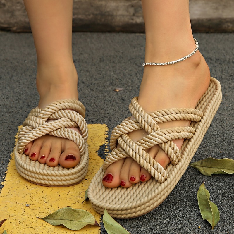 2025 New Summer Women's Hemp R - đánh giá và giá Elastic Waistband Roll