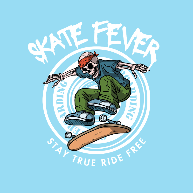Cool skeleton playing skateboa - đánh giá và giá Iron On Patch