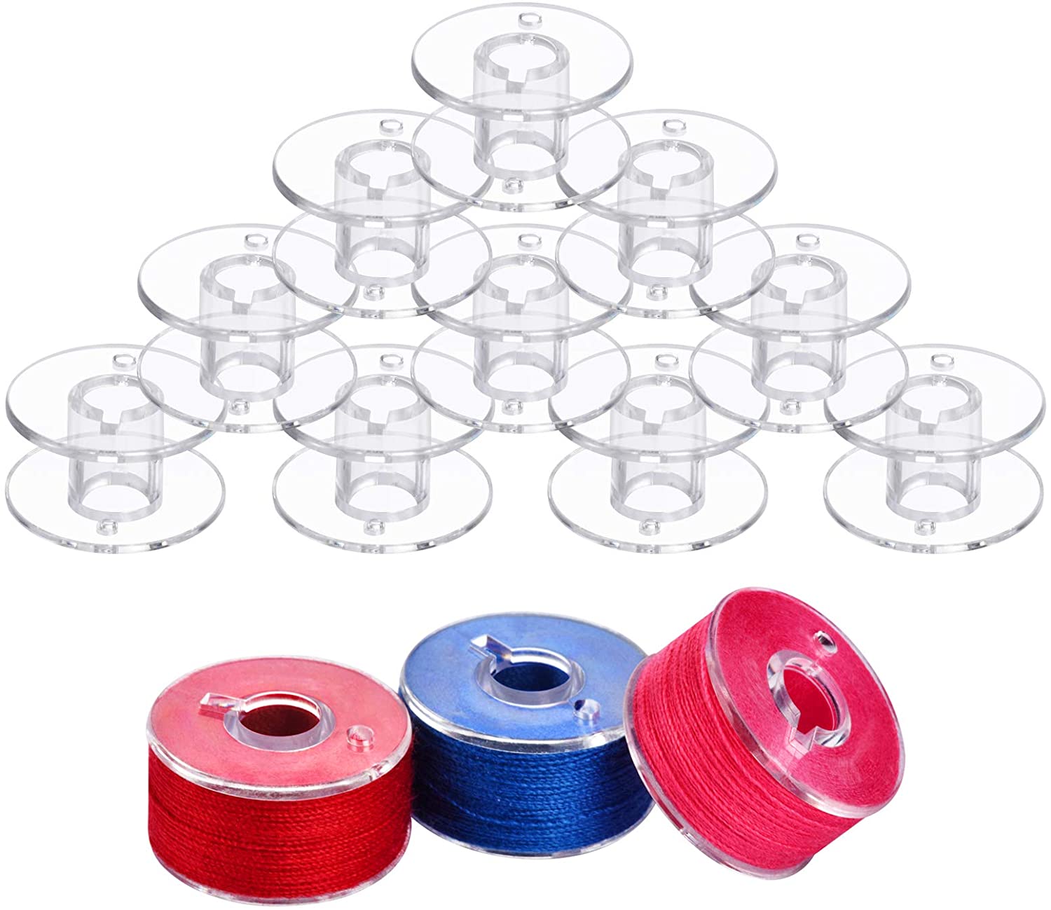 20/50PCS Clear Plastic Sewing  - đánh giá và giá Twin Needle Stretch