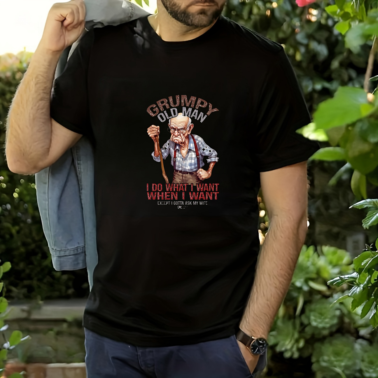 Funny Old Man Quotes Cartoon H - đánh giá và giá Iron On Patch