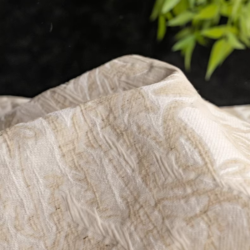 Beige Linen Jacquard Fabric Fl - đánh giá và giá Is Sewing A Textile Craft