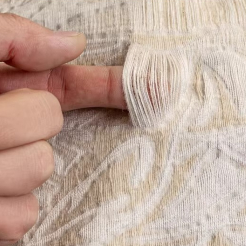 Beige Linen Jacquard Fabric Fl - đánh giá và giá Is Sewing A Textile Craft