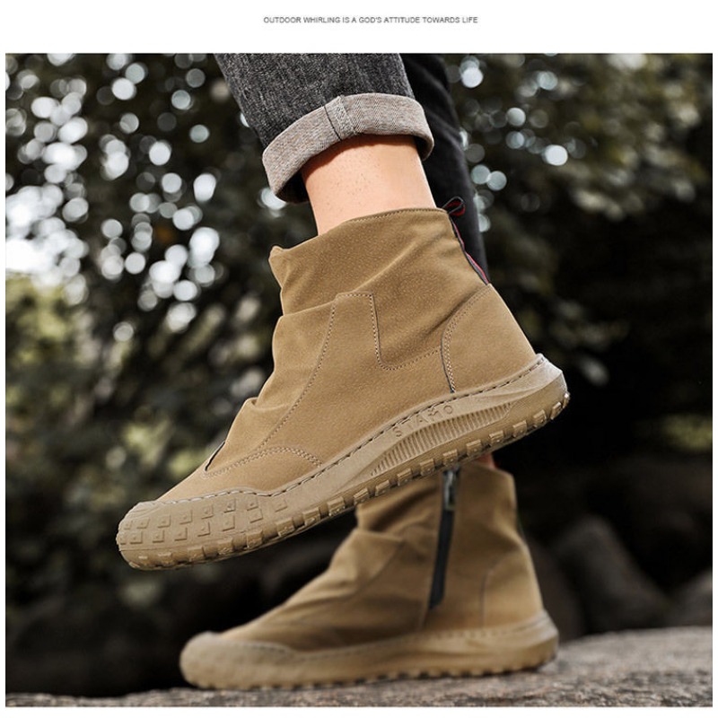 Men's High-Top Hiking Shoes fo - đánh giá và giá Sewing Nylon