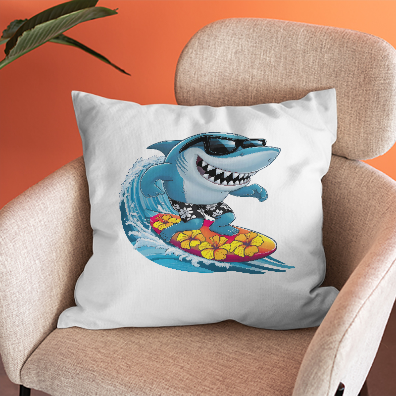 Interesting Sharks Surfing Iro - đánh giá và giá Iron On Patch