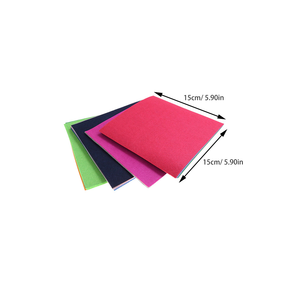 40Pcs Vibrant Nonwoven Fabric  - đánh giá và giá Sewing Textile Art