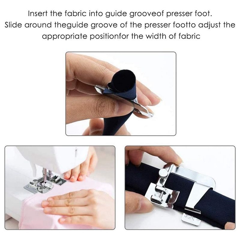 AA63 HOT 6 Pcs Rolled Hem Pres - đánh giá và giá Sewing Hemming