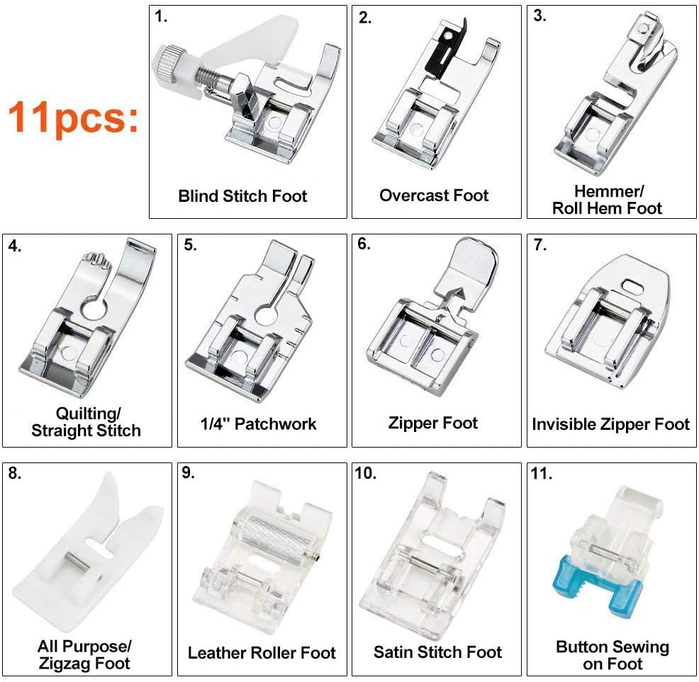 11Pcs Presser Feet Set - Walki - đánh giá và giá Sewing Kit