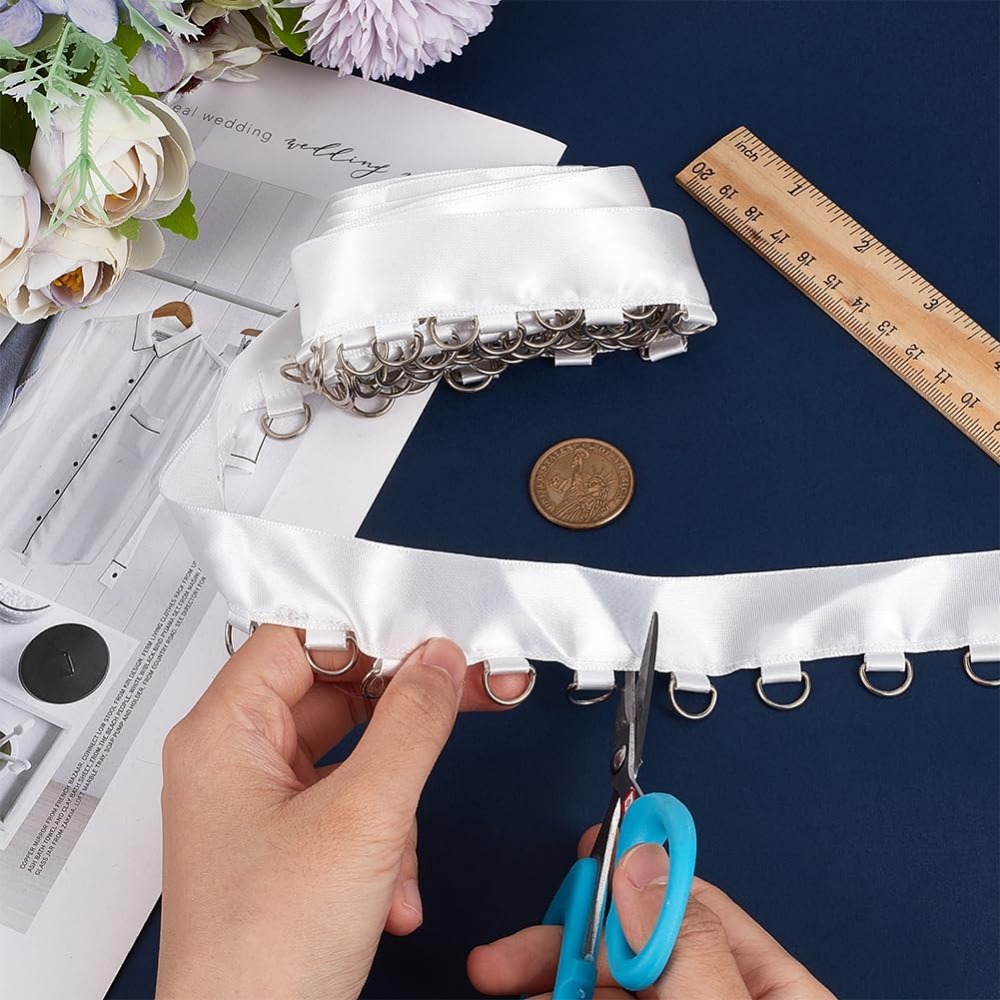 4 Yards White Grommet Trim wit - đánh giá và giá Sewing Kit
