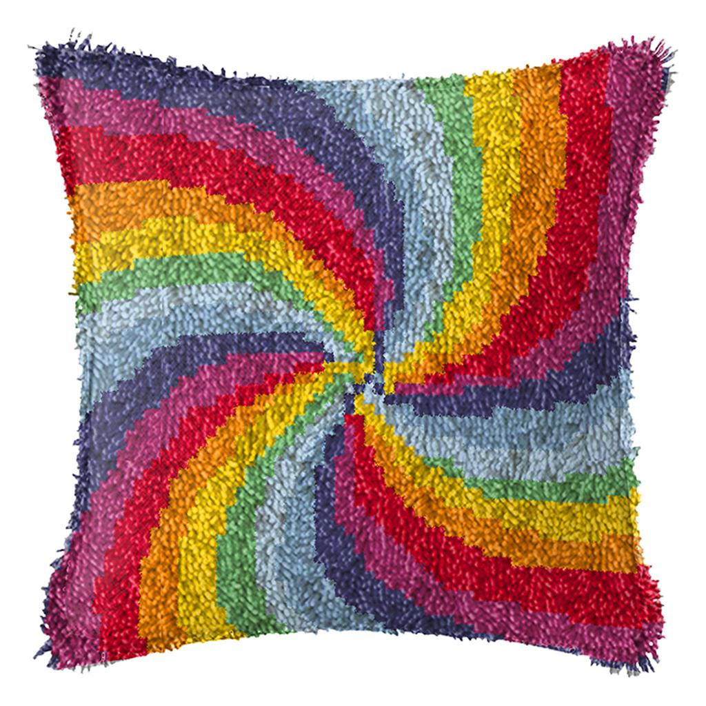 Latch Hook Kit Rug Carpets Mak - đánh giá và giá Sewing Textile Art