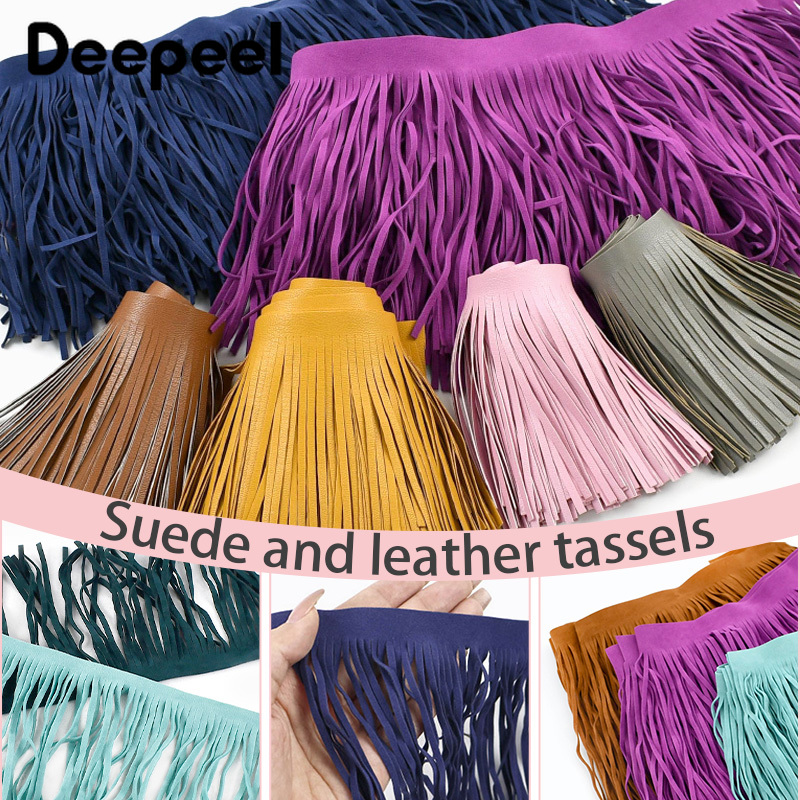 1M 10-30cm Leather Suede Tasse - đánh giá và giá Textile And Sewing Supply