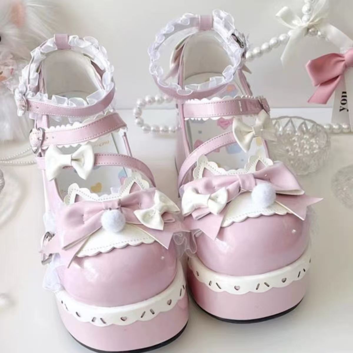 Lovely Girls Lolita Sweet Bowk - đánh giá và giá Sewing Nylon